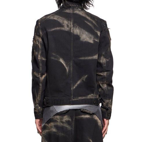 JULIUS 867BLM2-D Black / Breach Denim Jacket